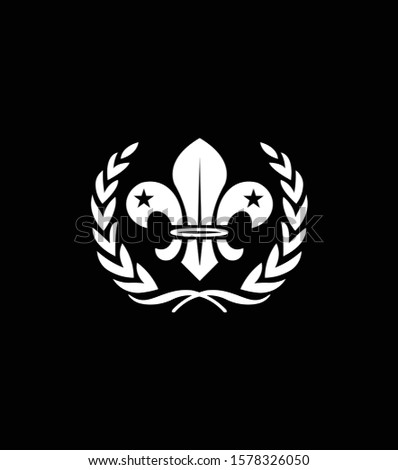 scout flag icon. vector illustration