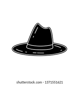scout hat icon. Element of Camping for mobile concept and web apps icon. Glyph, flat icon for website design and development, app development