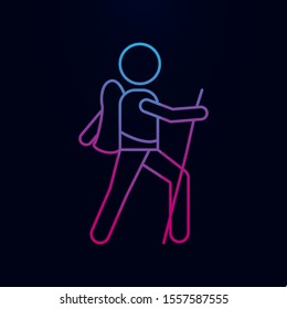 Scout nolan icon. Simple thin line, outline vector of camping icons for ui and ux, website or mobile application