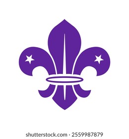 scout symbol illustration on white background