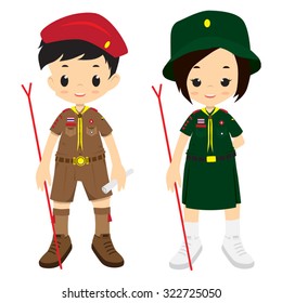 Scout Thailand Cartoon 