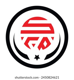 SCP, letra SCP, iniciales, círculo, plano, negocio, marca, lujo, marca, Abstractas, Corporativa, identidad, redondo, simple, elemento, círculo SCP,