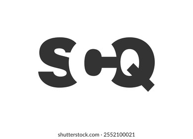 SCQ bold and unique editable font logo for tech startups, consulting, corporate branding. Perfect for headlines, visual identity, cyberspace, leadership, unity, innovative ideas,powerful simplicity.