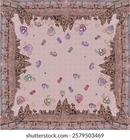 scraf cappadocia for textile fabric