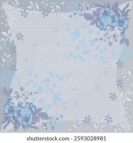 scraf flower etnic background for textile