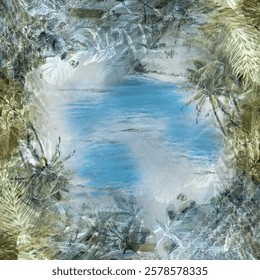 scraf ocean for textile fabric