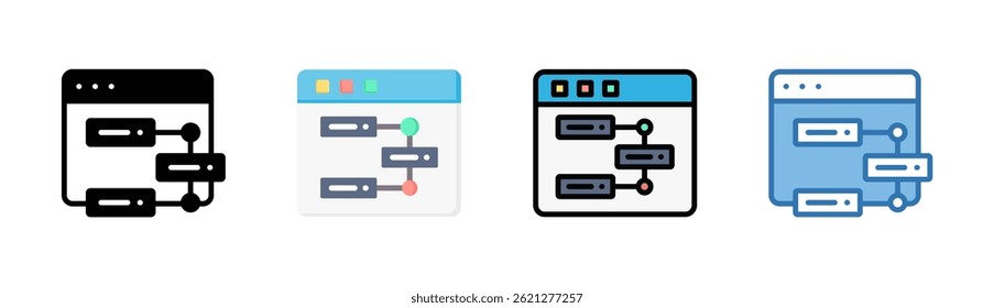 Scramble Data Icon Element For Design