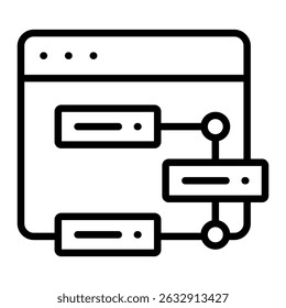 Scramble Data Icon Element For Design
