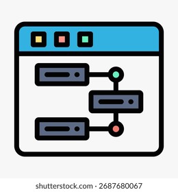 Scramble Data Icon Element For Design