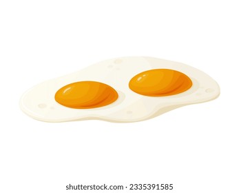 Rührei. Gesundes Frühstück. Eiweiß und Eigelb.