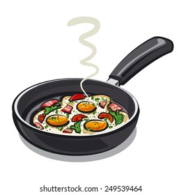 scrambled eggs