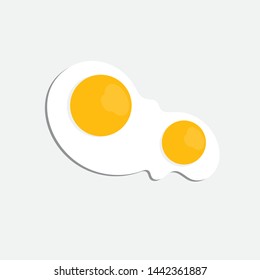 scrambled eggs eps vector illustration