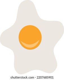 scrambled eggs on a white background