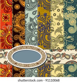 scrap background patchwork technique