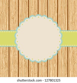 Scrap card,vintage design.  + EPS8 vector file