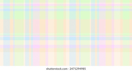 Textura de cuadros de control de chatarra, Vector de patrón de fondo de ganso. Tejido de tejido de tartán sin costuras en color de encaje claro y antiguo.