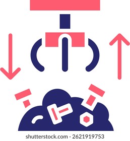 Scrap Icon Fill Vector Illustration