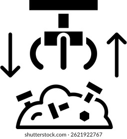 Icono de chatarra Ilustración vectorial mixta