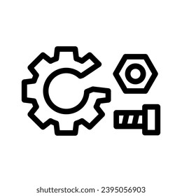 Schrottzeilensymbol, Vektorgrafik. Einfache Vektorgrafik von Elementen, geeignet für Anwendungen, Websites und Präsentationen einzeln auf weißem Hintergrund