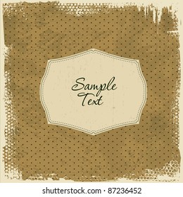 Scrap Template Card - worn grunge design