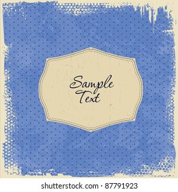 Scrap Template Card - worn grunge design