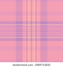 Scrap vector tartan background, sketching pattern plaid fabric. Cloth texture check textile seamless in red and pink colors palette.