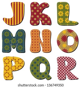 scrapbook alphabet
