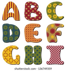 scrapbook alphabet
