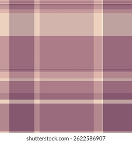 Scrapbook fundo vetor têxtil, tecido de pé ganso tartan sem costura. Hobby padrão xadrez verificação de textura na paleta de cores pastel e rosa.