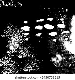 Scrapbook schwarz-weiß kreativ gezeichneter Hintergrund. Grunge-Grafiken universelle Verwendung