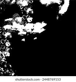 Scrapbook fondo blanco y negro dibujado a mano creativo. Gráficos Grunge