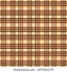 Scrapbook Cute  prints brown tone background,Seamless plaid for dress, scarf, skirt, picnic tablecloth, other fabric design.