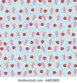 Scrapbook element. Cute Christmas background (EPS10)