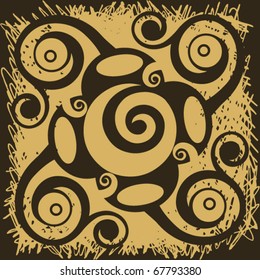 scrapbook flourish design element