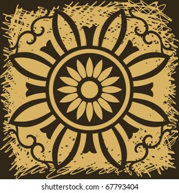 scrapbook flourish design element