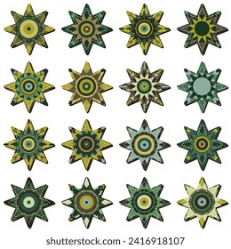 scrapbook flowers on white background	