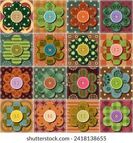 scrapbook flowers on white background art decor scrap object illustration design 
