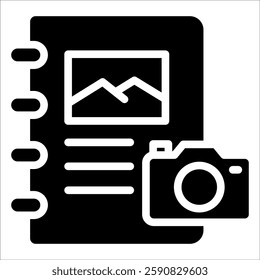 Scrapbook Icon Element For Design