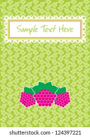 scrapbook lace frame design. vector illustration