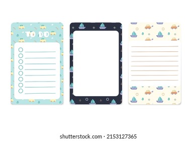 scrapbook memo and note collection