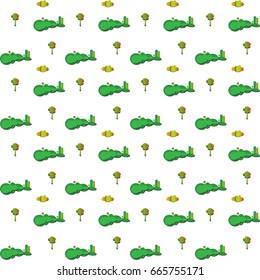 Scrapbook  trees and sky scrapes seamless pattern