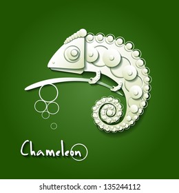 scrapbooking chameleon