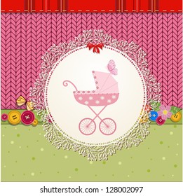 Scrapbooking with pram