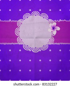 scrapbook-style retro background or greeting card