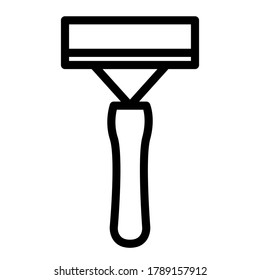 Scraper icon colored black and white