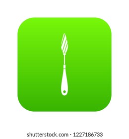 Scraper icon digital green for any design isolated on white vector illustration