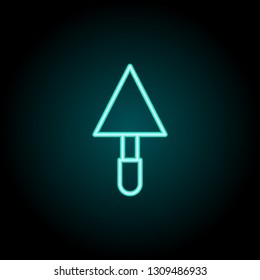 scraper icon. Elements of construction in neon style icons. Simple icon for websites, web design, mobile app, info graphics