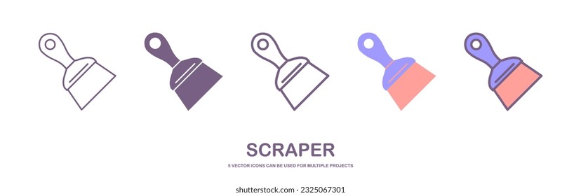 Scraper Icon Logo Vector Symbol