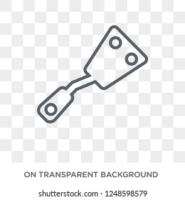 Scraper icon. Trendy flat vector Scraper icon on transparent background from Construction collection. High quality filled Scraper symbol use for web and mobile