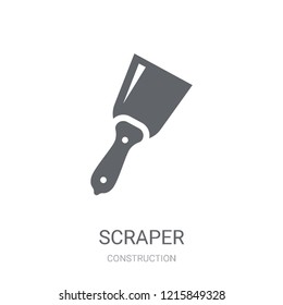 Scraper icon. Trendy Scraper logo concept on white background from Construction collection. Suitable for use on web apps, mobile apps and print media.
